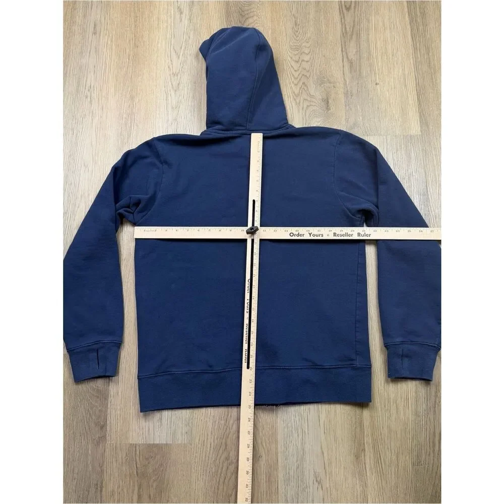 The North Face hoodie men’s size L blue full zip sweatshirt outdoor